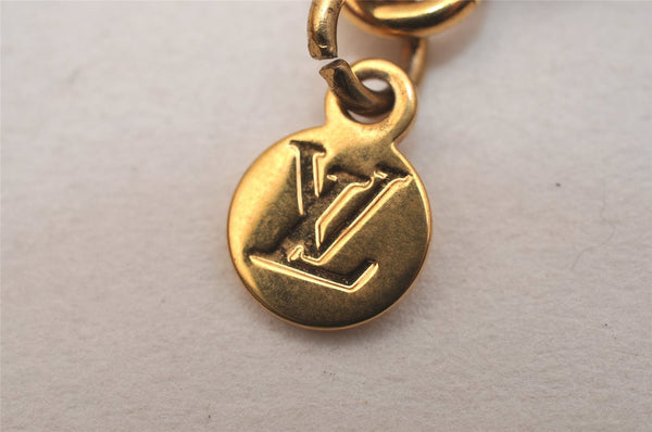 Authentic Louis Vuitton Porte Cles Chaine T&B Bag Charm Gold 60071 LV Box 5996J