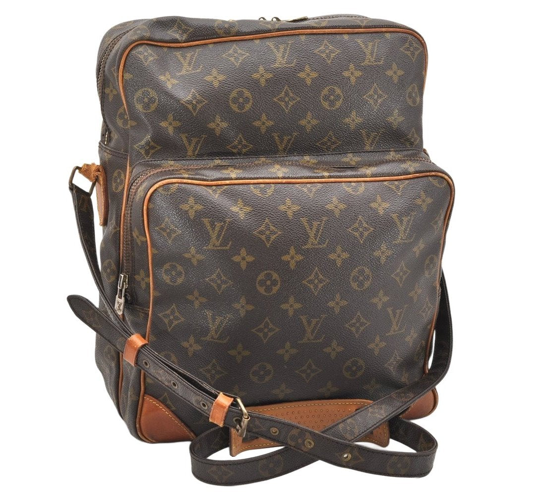 Authentic Louis Vuitton Monogram Amazone GM Shoulder Cross Body Bag LV 5996K