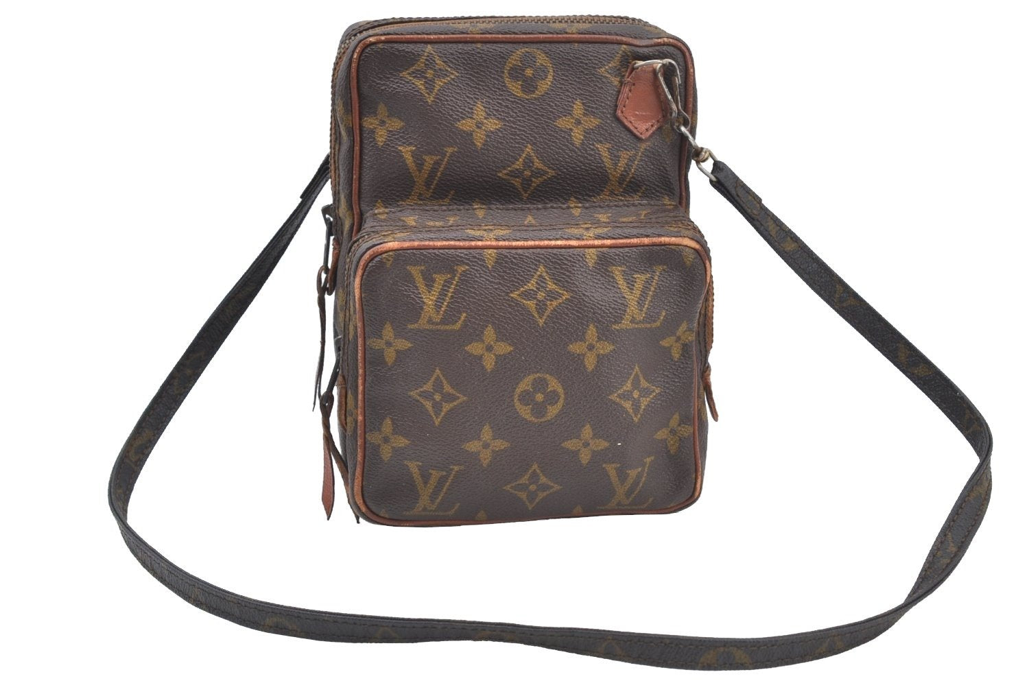 Authentic Louis Vuitton Monogram Amazone Shoulder Cross Body Bag Old Model 5997H