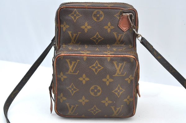 Authentic Louis Vuitton Monogram Amazone Shoulder Cross Body Bag Old Model 5997H