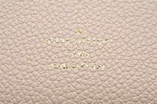 Louis Vuitton Monogram Empreinte Portefeuille Secret Long Wallet White LV 5998J