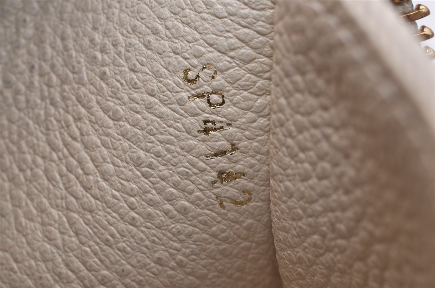 Louis Vuitton Monogram Empreinte Portefeuille Secret Long Wallet White LV 5998J
