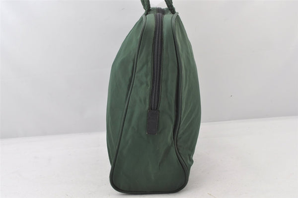 Authentic PRADA Nylon Tessuto Leather Shoulder Hand Bag Purse Green 5999K