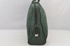 Authentic PRADA Nylon Tessuto Leather Shoulder Hand Bag Purse Green 5999K