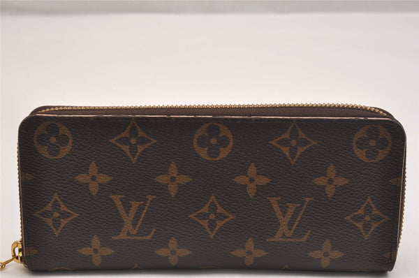 Authentic Louis Vuitton Monogram Portefeuille Clemence Wallet M68314 LV 6000J