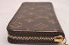 Authentic Louis Vuitton Monogram Portefeuille Clemence Wallet M68314 LV 6000J
