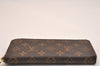 Authentic Louis Vuitton Monogram Portefeuille Clemence Wallet M68314 LV 6000J