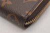 Authentic Louis Vuitton Monogram Portefeuille Clemence Wallet M68314 LV 6000J