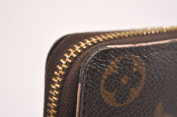 Authentic Louis Vuitton Monogram Portefeuille Clemence Wallet M68314 LV 6000J
