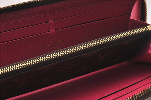 Authentic Louis Vuitton Monogram Portefeuille Clemence Wallet M68314 LV 6000J