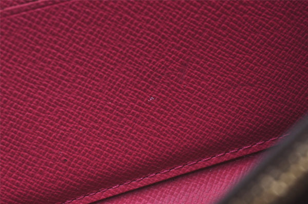 Authentic Louis Vuitton Monogram Portefeuille Clemence Wallet M68314 LV 6000J