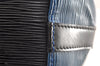 Authentic Louis Vuitton Epi Petit Noe Bi-color Blue x Black Drawstring Bag 6001I