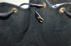 Authentic Louis Vuitton Epi Petit Noe Bi-color Blue x Black Drawstring Bag 6001I