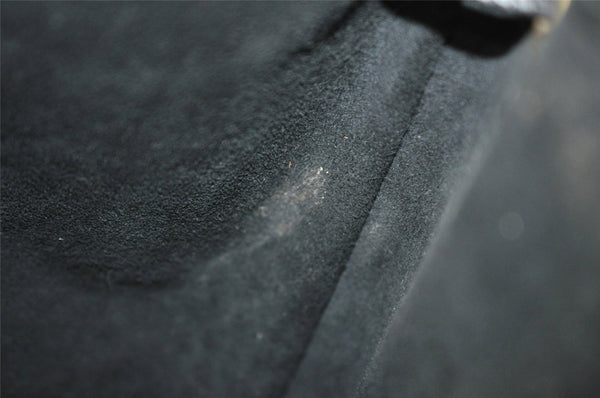 Authentic Louis Vuitton Epi Petit Noe Bi-color Blue x Black Drawstring Bag 6001I