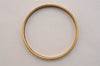 Authentic HERMES Vintage Email PM Bangle Gold Black 6003J