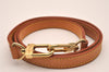 Authentic Louis Vuitton Leather Shoulder Strap Beige 39.4" LV 6004J