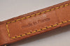 Authentic Louis Vuitton Leather Shoulder Strap Beige 39.4" LV 6004J