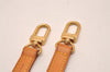 Authentic Louis Vuitton Leather Shoulder Strap Beige 46.9" LV 6005J