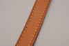 Authentic Louis Vuitton Leather Shoulder Strap Beige 46.9" LV 6005J