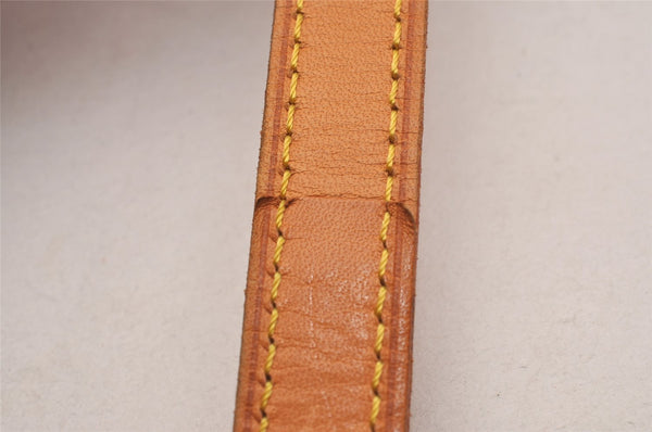 Authentic Louis Vuitton Leather Shoulder Strap Beige 46.9" LV 6005J