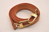 Authentic Louis Vuitton Leather Shoulder Strap Beige 46.9" LV 6005J