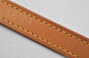 Authentic Louis Vuitton Leather Shoulder Strap Beige 39.2" LV 6006J