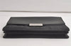 Authentic GUCCI Vintage Clutch Hand Bag Purse Nylon Leather Black 6006K