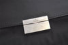 Authentic GUCCI Vintage Clutch Hand Bag Purse Nylon Leather Black 6006K