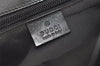 Authentic GUCCI Vintage Clutch Hand Bag Purse Nylon Leather Black 6006K