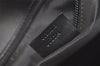 Authentic GUCCI Vintage Clutch Hand Bag Purse Nylon Leather Black 6006K