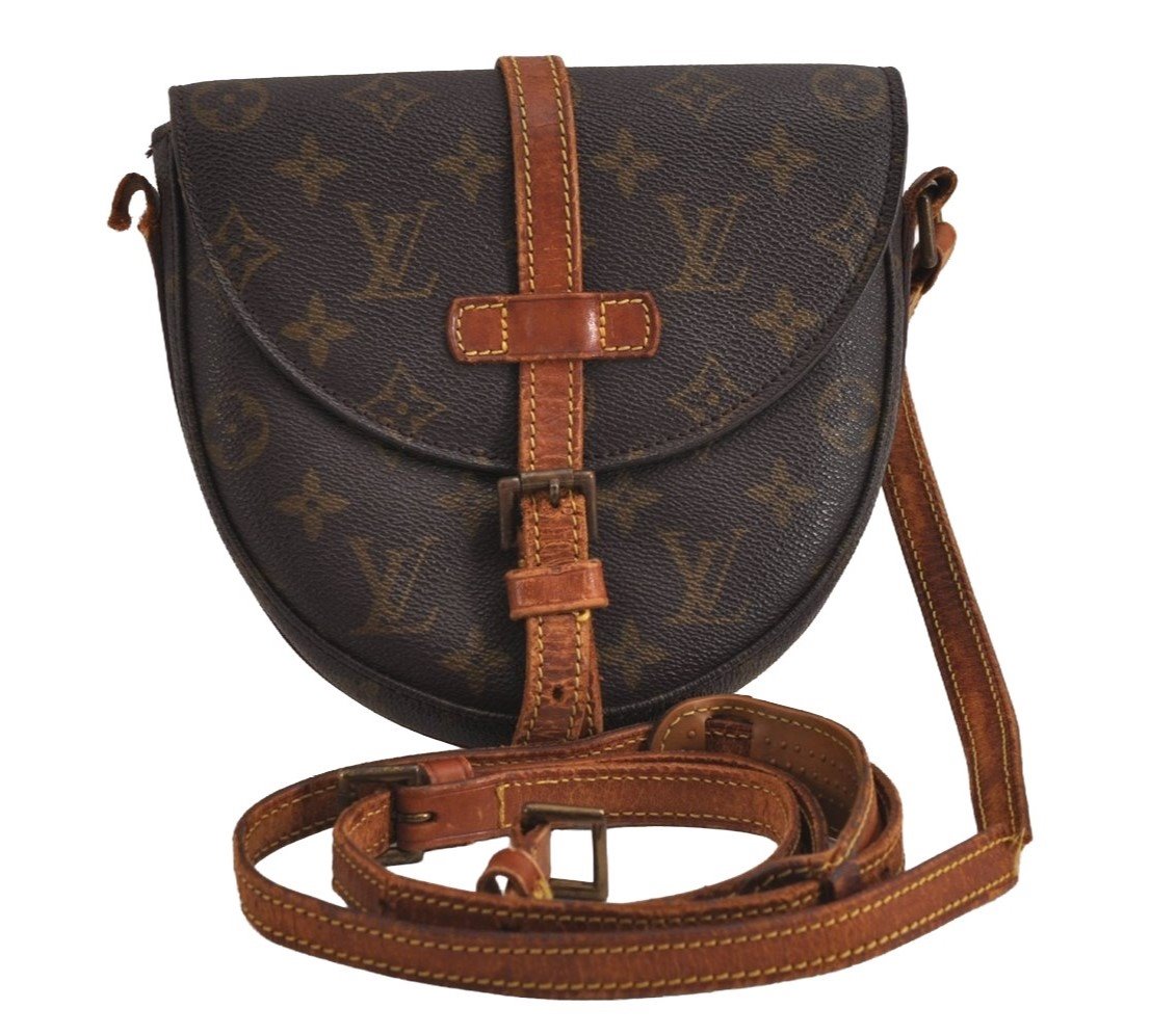 Authentic Louis Vuitton Monogram Chantilly PM Shoulder Bag M51234 Junk 6008J