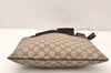 Authentic GUCCI Shoulder Cross Body Bag Purse GG PVC Leather 141626 Brown 6009K