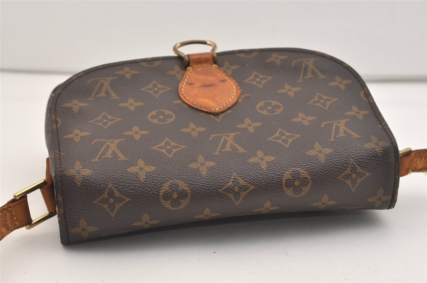 Authentic Louis Vuitton Monogram Saint Cloud GM M51242 Shoulder Cross Bag 6010J