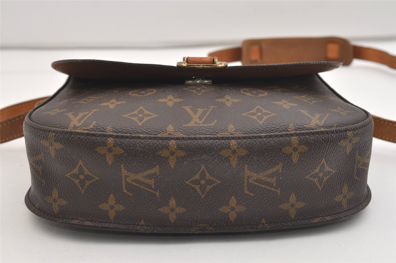 Authentic Louis Vuitton Monogram Saint Cloud GM M51242 Shoulder Cross Bag 6010J