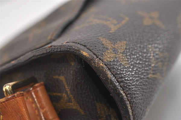 Authentic Louis Vuitton Monogram Saint Cloud GM M51242 Shoulder Cross Bag 6010J