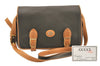 Authentic GUCCI Vintage Shoulder Cross Bag Purse Leather Brown Khaki 6010K