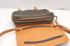 Authentic GUCCI Vintage Shoulder Cross Bag Purse Leather Brown Khaki 6010K