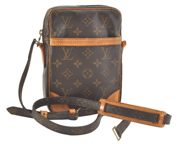 Authentic Louis Vuitton Monogram Danube Shoulder Crossbody Bag M45266 Junk 6012J