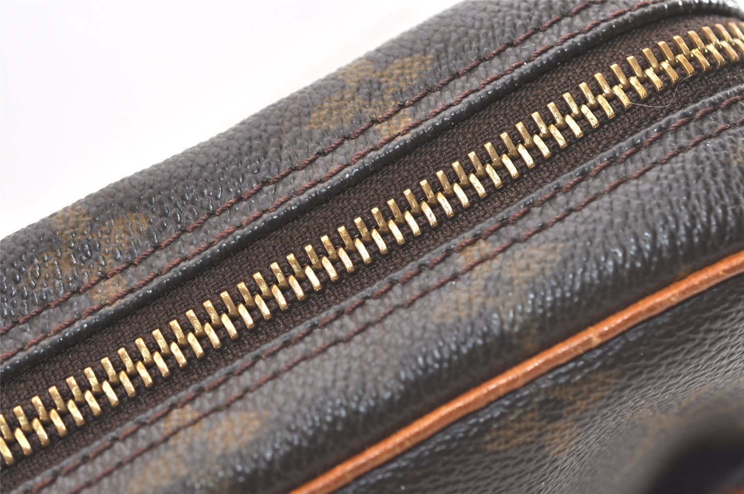 Authentic Louis Vuitton Monogram Danube Shoulder Crossbody Bag M45266 Junk 6012J