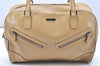 Authentic GUCCI Vintage Shoulder Hand Bag Purse Leather 0021115 Beige 6013K