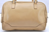 Authentic GUCCI Vintage Shoulder Hand Bag Purse Leather 0021115 Beige 6013K