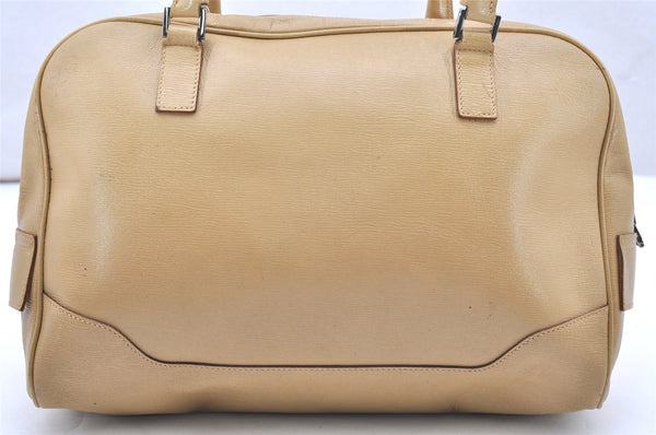 Authentic GUCCI Vintage Shoulder Hand Bag Purse Leather 0021115 Beige 6013K