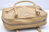 Authentic GUCCI Vintage Shoulder Hand Bag Purse Leather 0021115 Beige 6013K