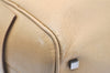 Authentic GUCCI Vintage Shoulder Hand Bag Purse Leather 0021115 Beige 6013K