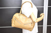 Authentic GUCCI Vintage Shoulder Hand Bag Purse Leather 0021115 Beige 6013K