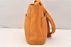 Authentic OLD COACH Shoulder Cross Body Bag Purse Leather 4924 Yellow 6014K