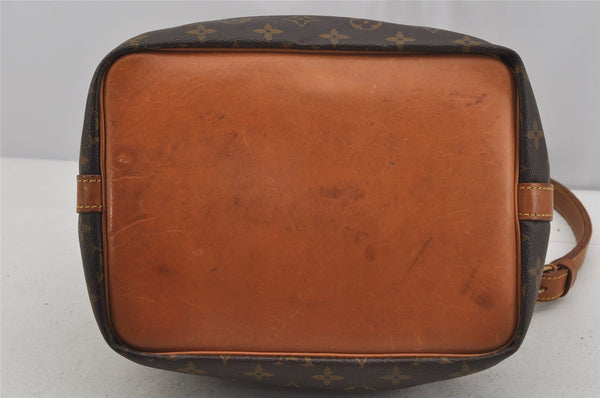 Authentic Louis Vuitton Monogram Petit Noe M42226 Shoulder Drawstring Bag 6017J