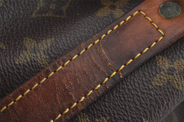 Authentic Louis Vuitton Monogram Petit Noe M42226 Shoulder Drawstring Bag 6017J