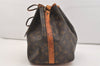 Authentic Louis Vuitton Monogram Petit Noe M42226 Shoulder Drawstring Bag 6019J