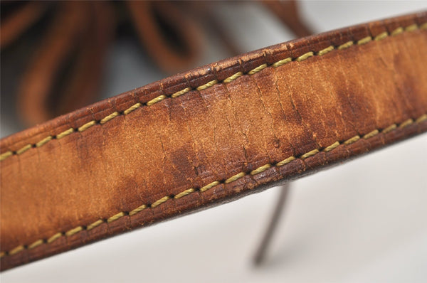 Authentic Louis Vuitton Monogram Petit Noe M42226 Shoulder Drawstring Bag 6019J